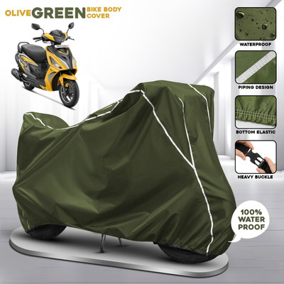 OliverX Waterproof Two Wheeler Cover for Hero(Maestro Edge 110 BS6, Green)