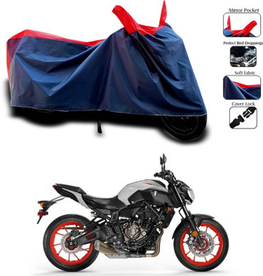 KEDIT Two Wheeler Cover for Yamaha(MT 07, Red)