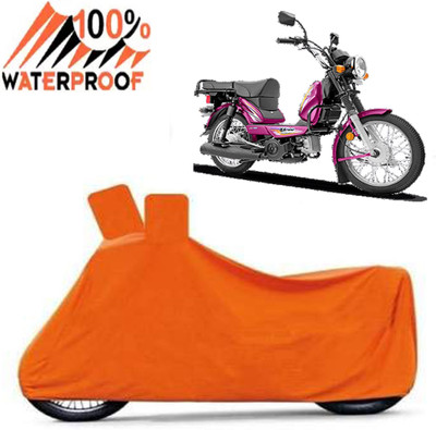 Autoinnovation Waterproof Two Wheeler Cover for TVS(XL 100, Orange)