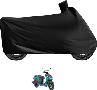 Auto Hub Waterproof Two Wheeler Cover for Yamaha(Alpha, Black)