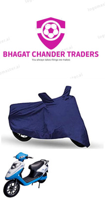 bhagat chander traders Waterproof Two Wheeler Cover for Ampere(Magnus Pro, Blue)