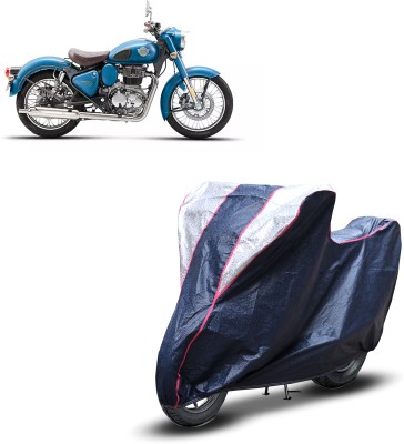 GGK RANTAL Waterproof Two Wheeler Cover for Royal Enfield(Classic 350, Multicolor)