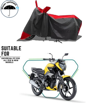smwzxyu Waterproof Two Wheeler Cover for TVS(Raider, Black, Red)