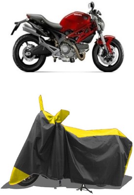 SUGASHRI Waterproof Two Wheeler Cover for Ducati(Monster 795, Yellow, Black)