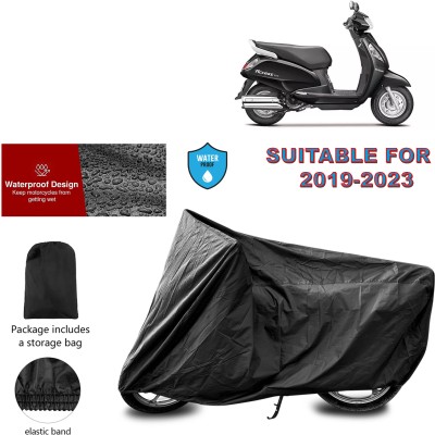 CODOKI Waterproof Two Wheeler Cover for Suzuki(Access 125, Black)