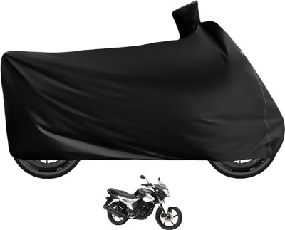 Auto Hub Waterproof Two Wheeler Cover for Yamaha(SZ R, Black)