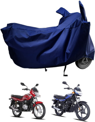 Amexride Two Wheeler Cover for Bajaj(Platina, Blue)