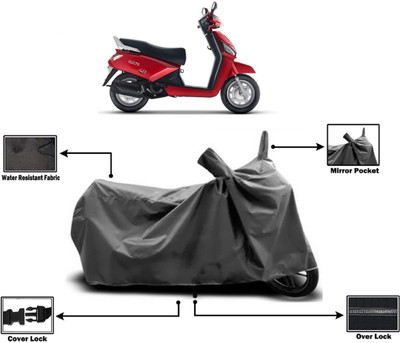 Amexride Two Wheeler Cover for Mahindra(Gusto BS6, Grey)