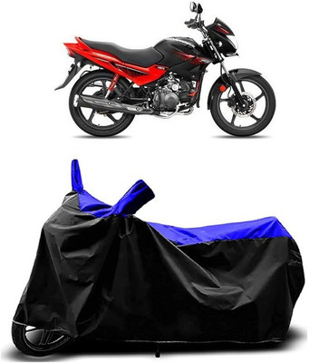 VESMEI Two Wheeler Cover for Hero(Glamour FI, Blue)