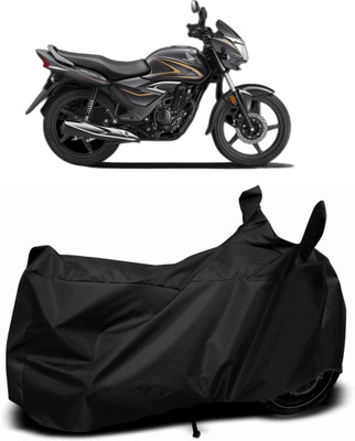 MMSSTAR Waterproof Two Wheeler Cover for Honda(Shine, Black)