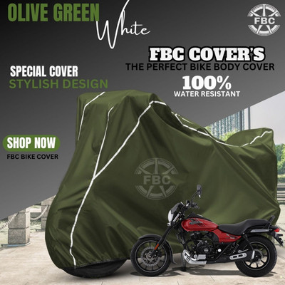 FBC Waterproof Two Wheeler Cover for Bajaj(Avenger 400 BS6, Green)
