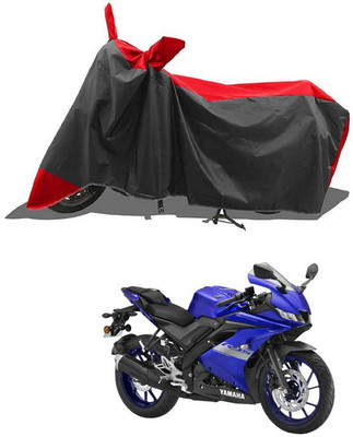 PAGORA Waterproof Two Wheeler Cover for Yamaha(YZF R1 BS6, Red, Black)