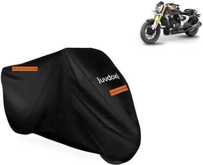 Juvdoxj Waterproof Two Wheeler Cover for TVS(Zeppelin BS6, Black)