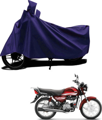 AASHTIK MART Waterproof Two Wheeler Cover for Hero(HF Dawn, Blue)