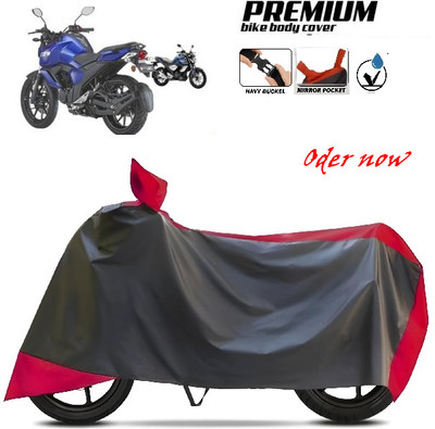 smwzxyu Waterproof Two Wheeler Cover for TVS, Hero, Honda, Bajaj(Red, Black)