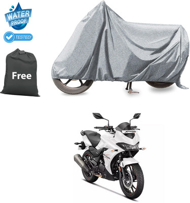 PAGORA Waterproof Two Wheeler Cover for Hero(Xtreme 200S, Silver)