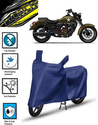 FRONCH Waterproof Two Wheeler Cover for Yamaha(Ray Z, Blue)