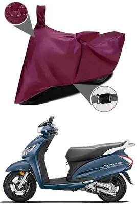 KEDIT Two Wheeler Cover for Honda(Activa 125, Maroon)