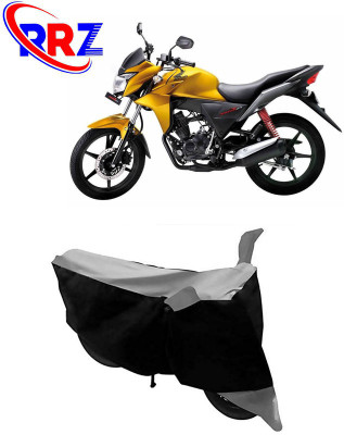 RRZ Waterproof Two Wheeler Cover for Honda(CB Twister, Black, Grey)
