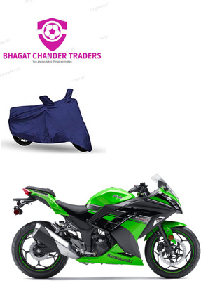 bhagat chander traders Waterproof Two Wheeler Cover for Kawasaki(Ninja 650 BS6, Blue)