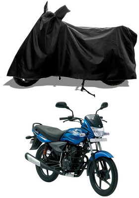 GROFATIK Two Wheeler Cover for Bajaj(Platina 100 DTS-i, Black)