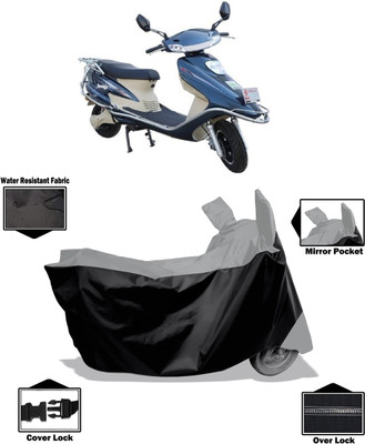 Amexride Two Wheeler Cover for Tunwal(Sport 63 60V, Grey)