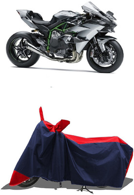 SUGASHRI Waterproof Two Wheeler Cover for Kawasaki(Ninja H2, Red, Blue)