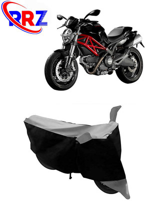 RRZ Waterproof Two Wheeler Cover for Ducati(Monster 795, Black, Grey)