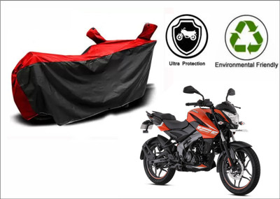Mdstar Waterproof Two Wheeler Cover for Bajaj(Pulsar 125 Neon, Red, Black)