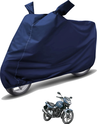 Auto Hub Waterproof Two Wheeler Cover for Suzuki(GS 150R, Blue)