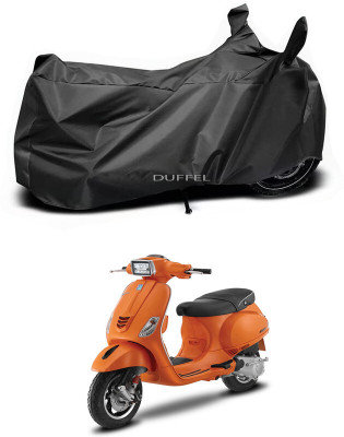 Duffel Two Wheeler Cover for Vespa(Vespa SXL 150, Black)