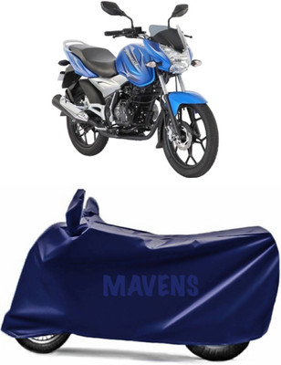 MAVENS Two Wheeler Cover for Bajaj(Discover 125 DTS-i, Blue)