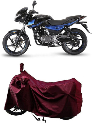 DeepShakshi AUTOMOTIVE Two Wheeler Cover for Bajaj(Pulsar 150 DTS-i, Maroon)