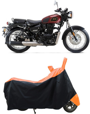 Coxtor Waterproof Two Wheeler Cover for Benelli(Imperiale 400, Orange)