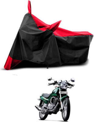 AASHTIK MART Two Wheeler Cover for TVS(Fiero F2, Red, Black)