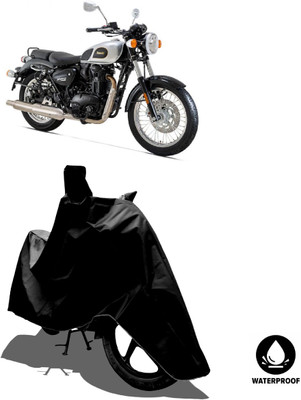 Amexride Waterproof Two Wheeler Cover for Benelli(Imperiale 400, Black)