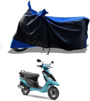 DeepShakshi AUTOMOTIVE Waterproof Two Wheeler Cover for TVS(Scooty Pep Plus BS6, Blue)