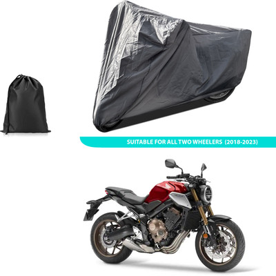 GOSHIV-car and bike accessories Two Wheeler Cover for Honda(Grey)