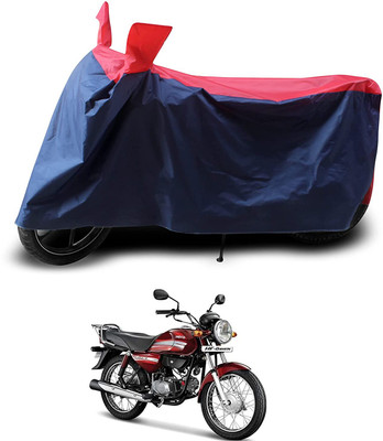 AASHTIK MART Two Wheeler Cover for Hero(HF Dawn, Red, Blue)