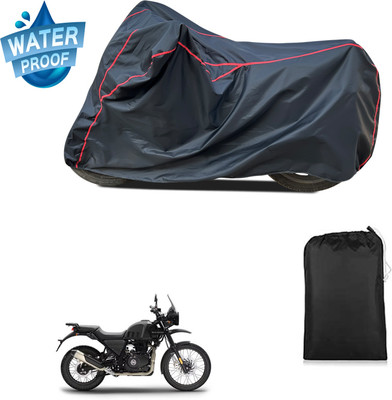CODOKI Waterproof Two Wheeler Cover for Royal Enfield(Himalayan, Black)