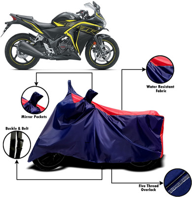 XOCAVO Two Wheeler Cover for Honda(CBR 250R, Red, Black)