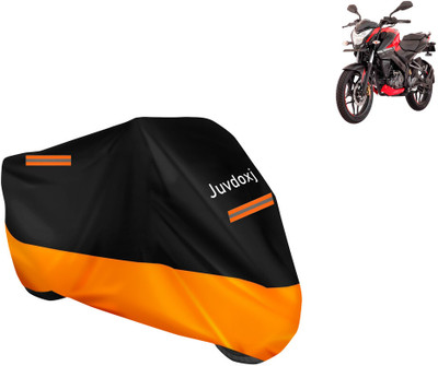 Juvdoxj Waterproof Two Wheeler Cover for Bajaj(Pulsar NS 160, Orange)