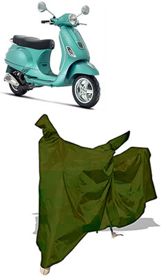 Amexride Two Wheeler Cover for Piaggio(Vespa LX, Maroon)