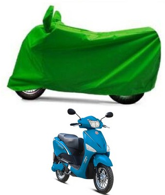 Ascension Two Wheeler Cover for Hero(Electric Optima, Green)