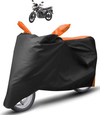 Caronix Two Wheeler Cover for Honda(CB Shine, Orange)