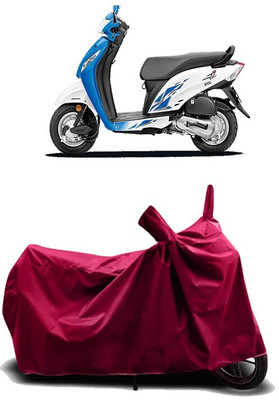 AASHTIK AMRT Two Wheeler Cover for Honda(Activa i, Maroon)