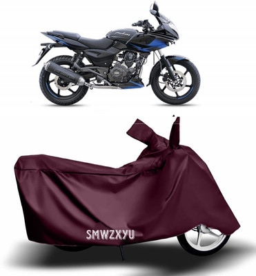 SK AUTO Waterproof Two Wheeler Cover for Bajaj(Pulsar 220F, Maroon)