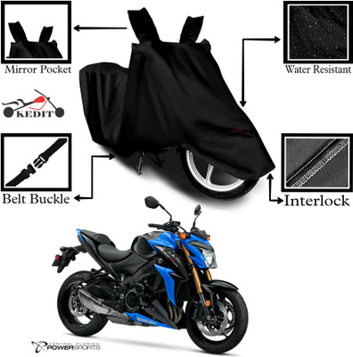 KEDIT Two Wheeler Cover for Suzuki(Black)