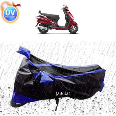 MMSSTAR Waterproof Two Wheeler Cover for Bajaj(Pulsar 180F, Blue, Black)