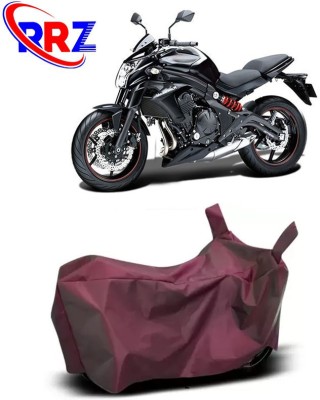 RRZ Waterproof Two Wheeler Cover for Kawasaki(ER 6N, Maroon)